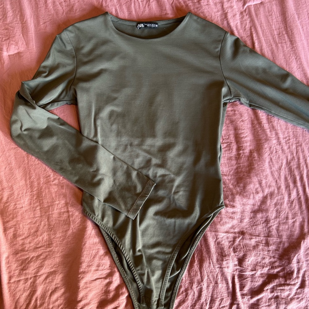 Olive Green Bodysuit